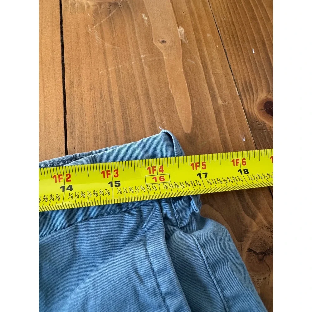 J Crew Stretch‎ Chino Shorts Light Blue Waist 34 Inseam 10.5